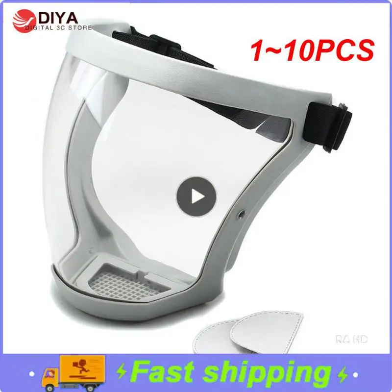 1~10PCS Transparent Full Face Shield Splash-proof Welding Safety Glasses Face Shield Windproof Mask Unisex Eye Protection Face
1~10PCS Transparent Full Face Shield Splash-proof Welding Safety Glasses Face Shield Windproof Mask Unisex Eye Protection Face
