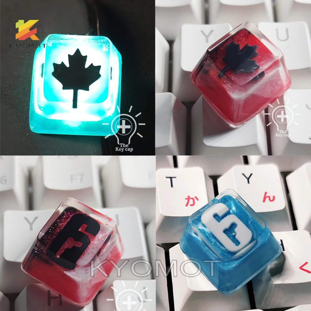 KYOMOT Blue Red Ink Ice Resin keycaps DIY Custom Handmade cherry Profile Resin keycap for MX Switch Layout Mechanical Keyboard
KYOMOT Blue Red Ink Ice Resin keycaps DIY Custom Handmade cherry Profile Resin keycap for MX Switch Layout Mechanical Keyboard