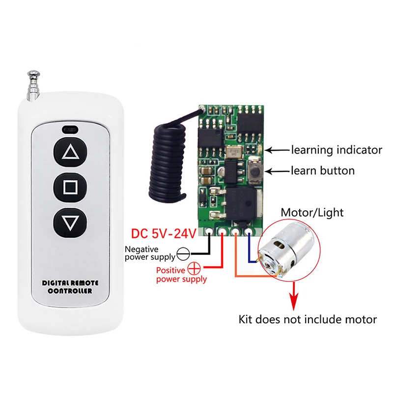 1Pc Wireless Remote Control DC Motor Governor LED Light PWM Speed Control Light Module Wide Voltage
1Pc Wireless Remote Control DC Motor Governor LED Light PWM Speed Control Light Module Wide Voltage