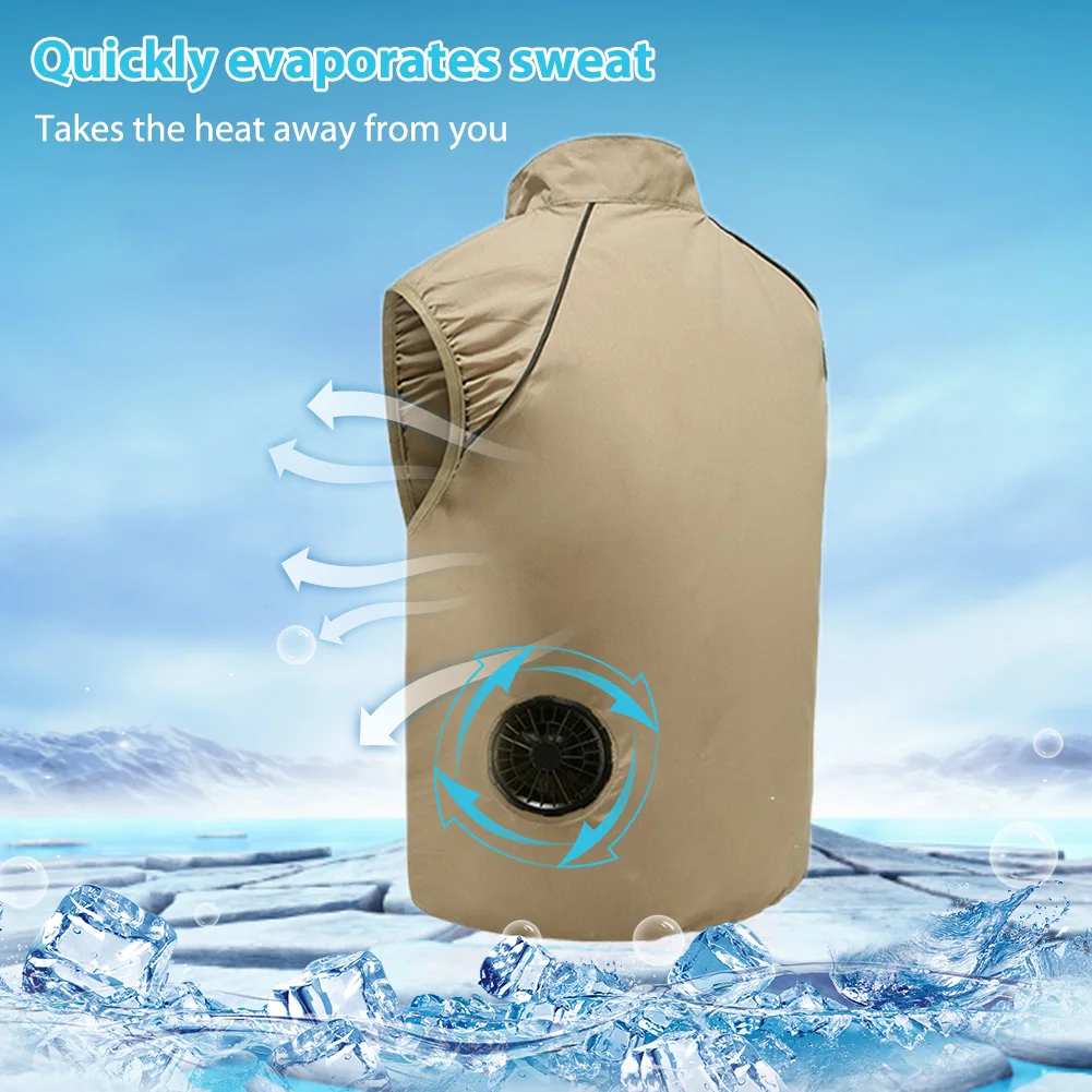 Air Conditioning Clothes USB Charging Cooling Air Conditioning Clothing Dual Fan Design Quick Dry for Fishing Summer Accessories 
Air Conditioning Clothes USB Charging Cooling Air Conditioning Clothing Dual Fan Design Quick Dry for Fishing Summer Accessories