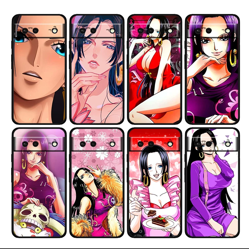 One Piece Empress Boa Hancock Shockproof Cover for Google Pixel 6 6a 6Pro 5 5a 4 4a XL 5G Black Phone Case Shell Soft Coque Capa
One Piece Empress Boa Hancock Shockproof Cover for Google Pixel 6 6a 6Pro 5 5a 4 4a XL 5G Black Phone Case Shell Soft Coque Capa