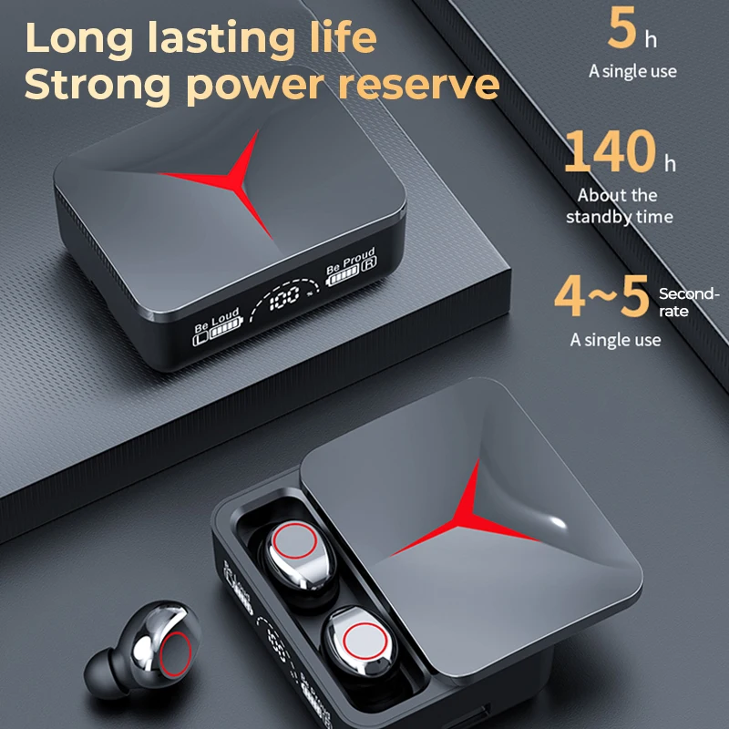Оригинальные беспроводные наушники TWS M90, игровая гарнитура Bluetooth 5,3, спортивные наушники-вкладыши, музыкальные наушники с микрофоном для ...
Оригинальные беспроводные наушники TWS M90, игровая гарнитура Bluetooth 5,3, спортивные наушники-вкладыши, музыкальные наушники с микрофоном для ...