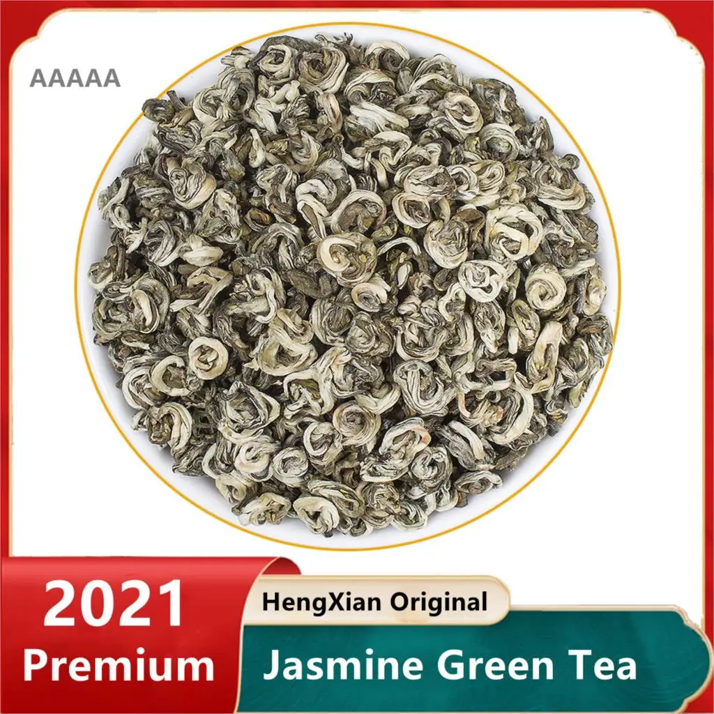 

2022 Chinese 3A Moli XiangLuo Flower Tea Jasmine Fragrant Snails for Lose Weight Green Health Care Loss Slimming Tea No Teapot