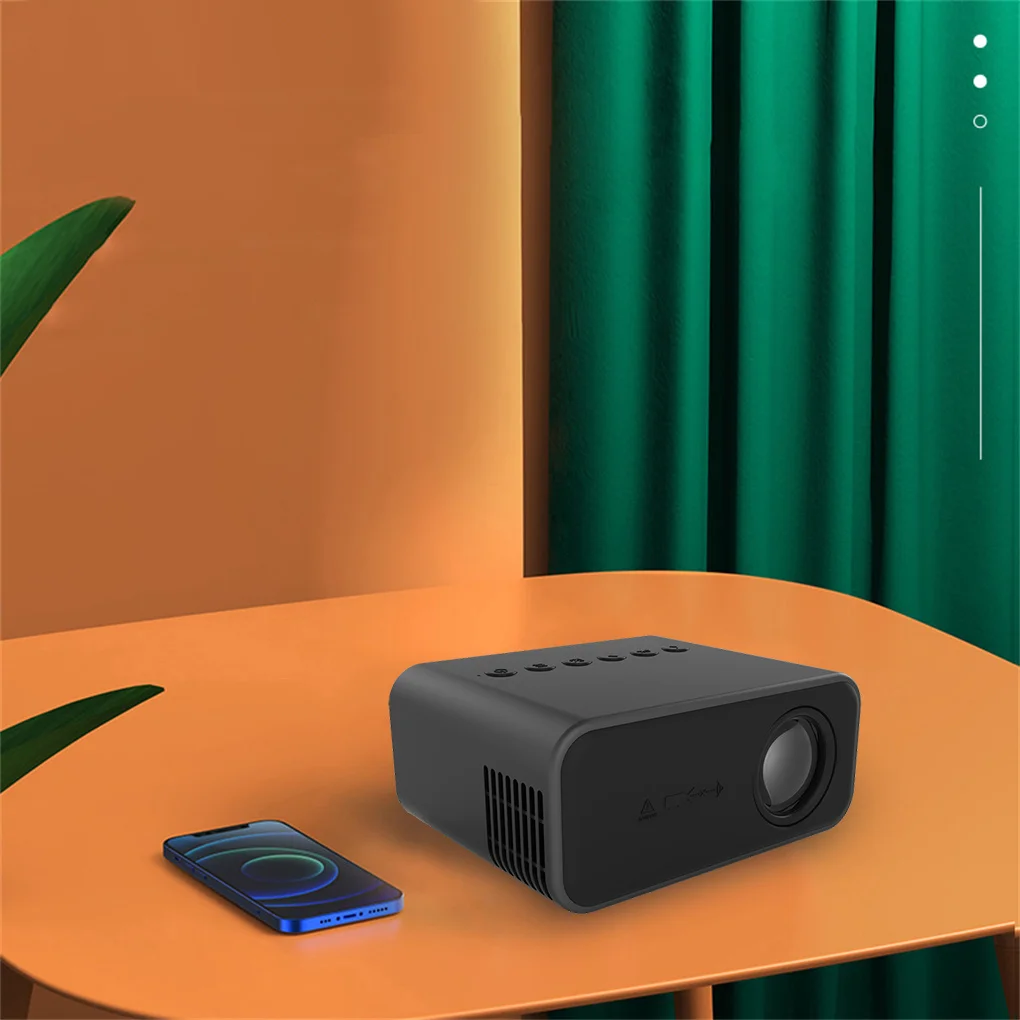 18W Mini LED Projector 1080P 320x240 Built-in Speaker Portable Remote Control Movie Home Theater TFT LCD Projecting Machine
18W Mini LED Projector 1080P 320x240 Built-in Speaker Portable Remote Control Movie Home Theater TFT LCD Projecting Machine
