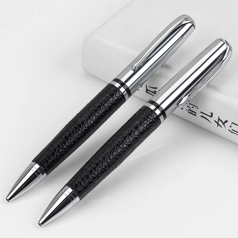 Fashion Design PU Leather High Quality Metal Ballpoint Pen Business Men Signature Writing Pen Buy 2 Send Gift
Fashion Design PU Leather High Quality Metal Ballpoint Pen Business Men Signature Writing Pen Buy 2 Send Gift