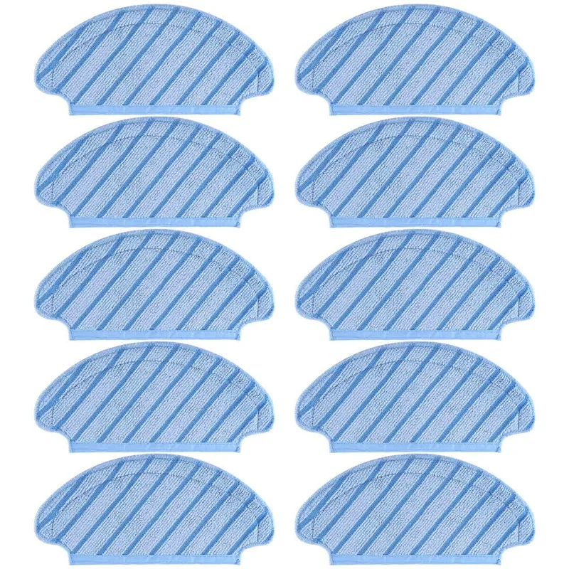 

10Pcs Microfiber Mopping Pads For Ecovacs Deebot Ozmo 920 950 T8MAX N8pro AIVI Vacuum Cleanerwashable Mopping Cloth Rags