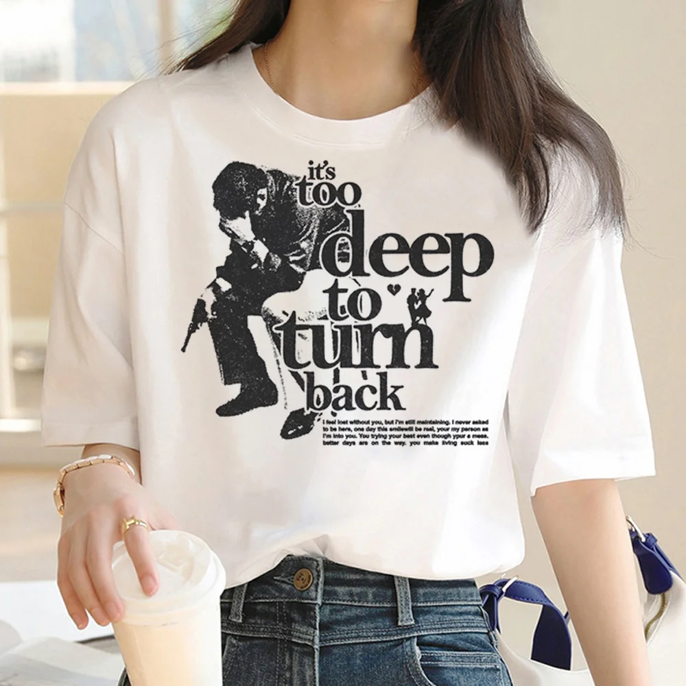 Женские футболки с глубоким вырезом на спине, японские комиксные летние футболки, женская дизайнерская одежда в стиле Харадзюку