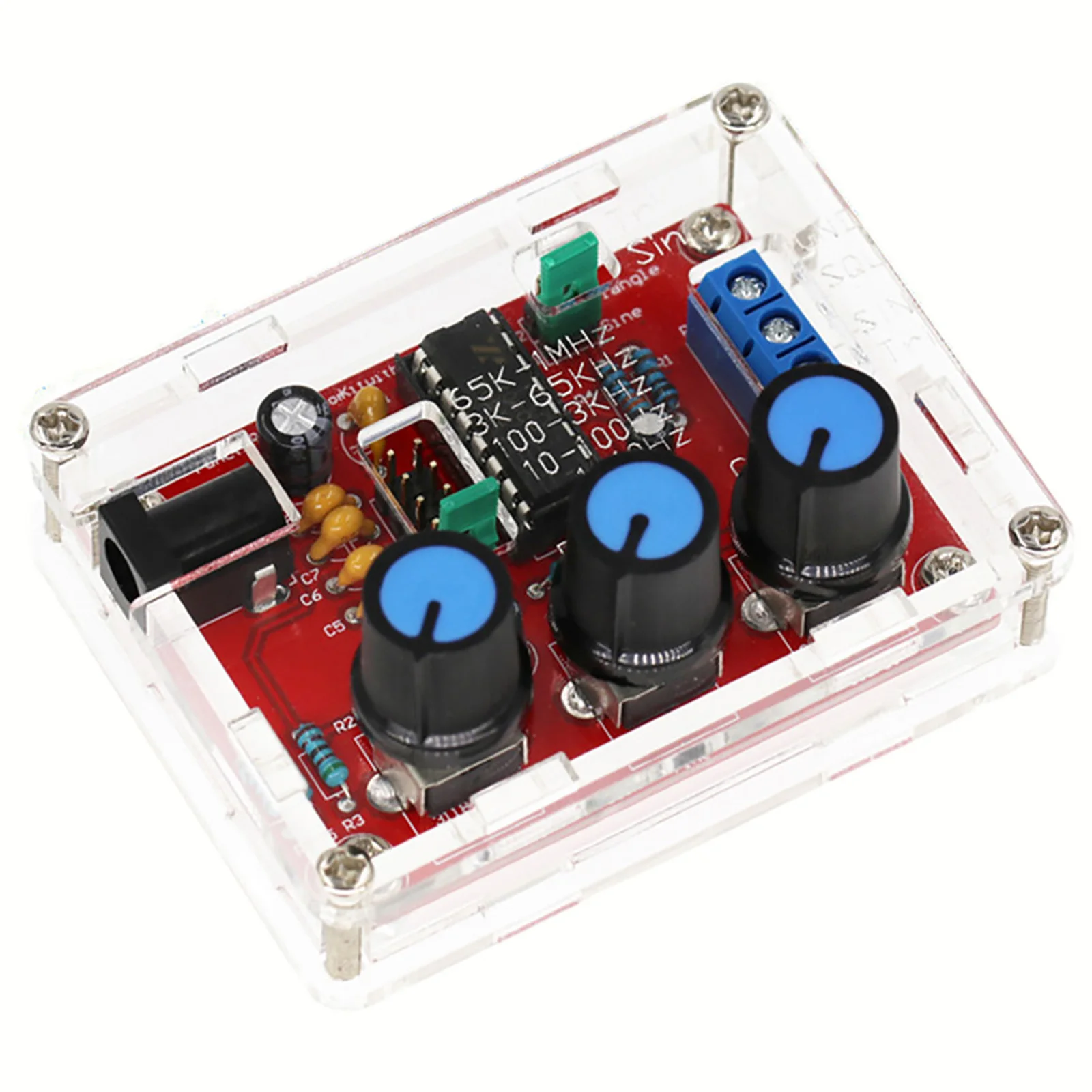Power Tool Parts 1Hz-1MHz High-precision Signal Generator DIY And Shell Sine Triangle Square Wave Adjusted Business Frequency
Power Tool Parts 1Hz-1MHz High-precision Signal Generator DIY And Shell Sine Triangle Square Wave Adjusted Business Frequency