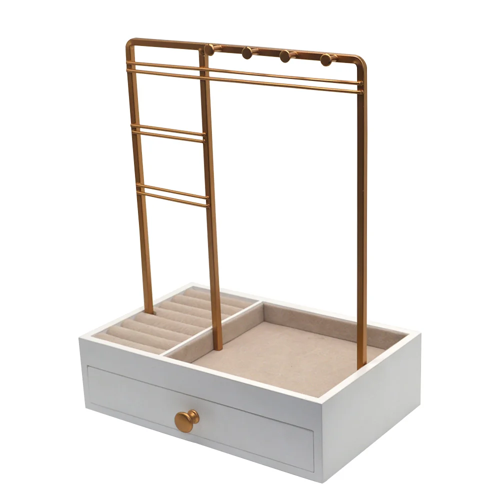 Exquisite Necklace Organizer Multi-function Earring Rings Storage Rack Drawer-type Rack
Exquisite Necklace Organizer Multi-function Earring Rings Storage Rack Drawer-type Rack