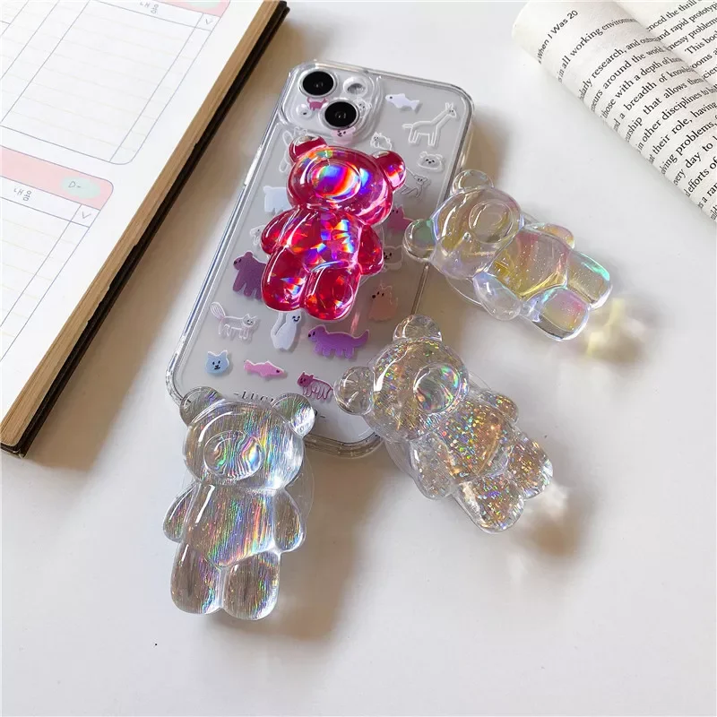 3D Bear Folding Mobile Phone Grip Stand Holder Universal Support for Cell Phone Stretch Bracket Cartoon Finger Ring Griptop
3D Bear Folding Mobile Phone Grip Stand Holder Universal Support for Cell Phone Stretch Bracket Cartoon Finger Ring Griptop