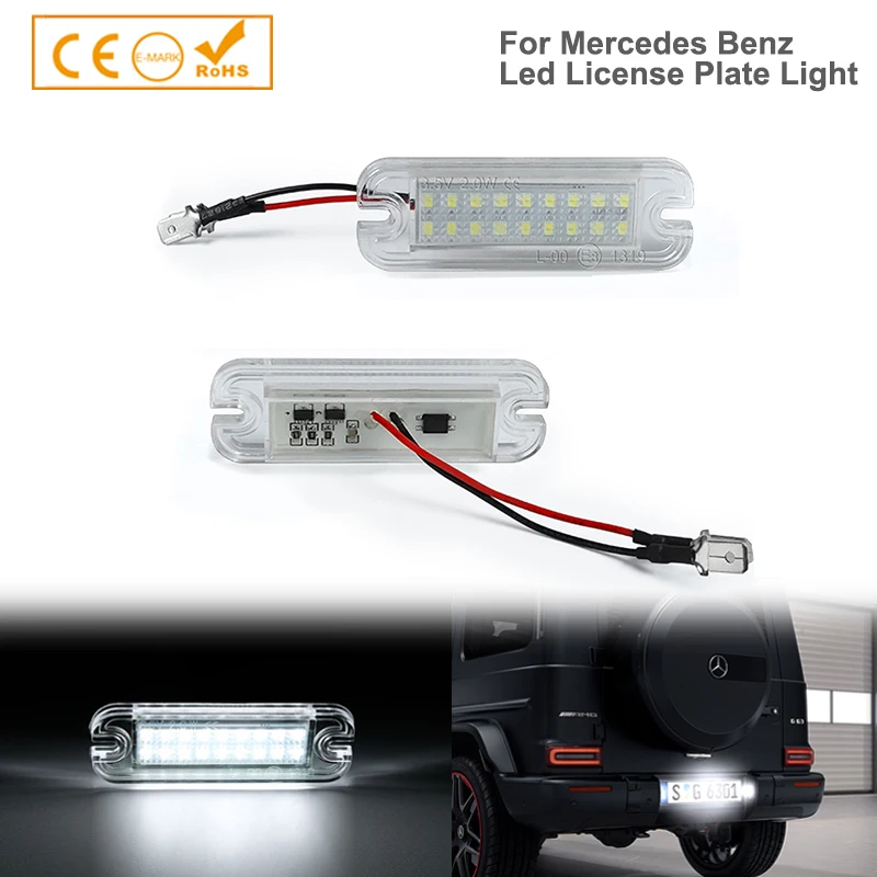 2x White LED License Plate Lights For 1990-2012 Mercedes G-Class W463 G63 G500 G550 G65 G55 A4638200356
2x White LED License Plate Lights For 1990-2012 Mercedes G-Class W463 G63 G500 G550 G65 G55 A4638200356
