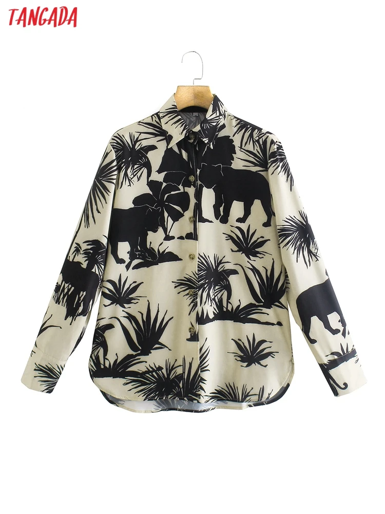 Tangada Women Retro Animal Blouse Shirt Long Sleeve 2022 Chic Female Shirt Tops XN62
Tangada Women Retro Animal Blouse Shirt Long Sleeve 2022 Chic Female Shirt Tops XN62