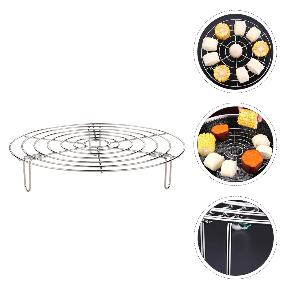 Rack Steamer Trivet Steaming Steam Egg Cooking Round Stand Metal Tray Pan Table Potcooling Sum Basket Kitchen Gadgets Dim Wire
Rack Steamer Trivet Steaming Steam Egg Cooking Round Stand Metal Tray Pan Table Potcooling Sum Basket Kitchen Gadgets Dim Wire