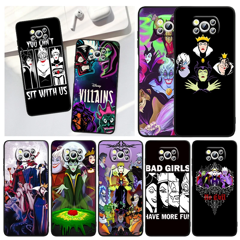 Disney villains combo For Xiaomi Civi Mi Poco X3 NFC F3 GT M4 M3 M2 X2 F2 Pro C3 F1 Silicone Shell Capa Black Phone Case
Disney villains combo For Xiaomi Civi Mi Poco X3 NFC F3 GT M4 M3 M2 X2 F2 Pro C3 F1 Silicone Shell Capa Black Phone Case
