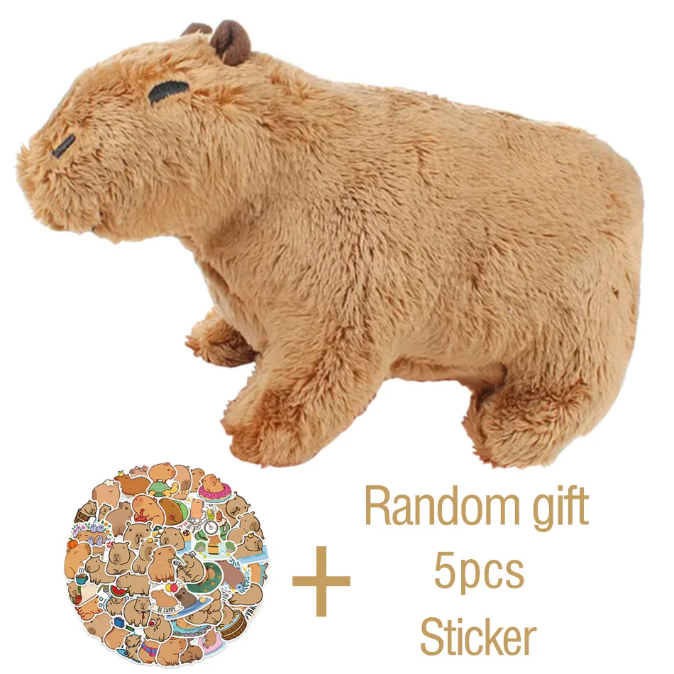 18cm Capybara Plush Stuffed Animals Brown Simulation Fluffty Soft Dolls Toys Real Life Dolls Kids Dirthday Christmas Present
18cm Capybara Plush Stuffed Animals Brown Simulation Fluffty Soft Dolls Toys Real Life Dolls Kids Dirthday Christmas Present
