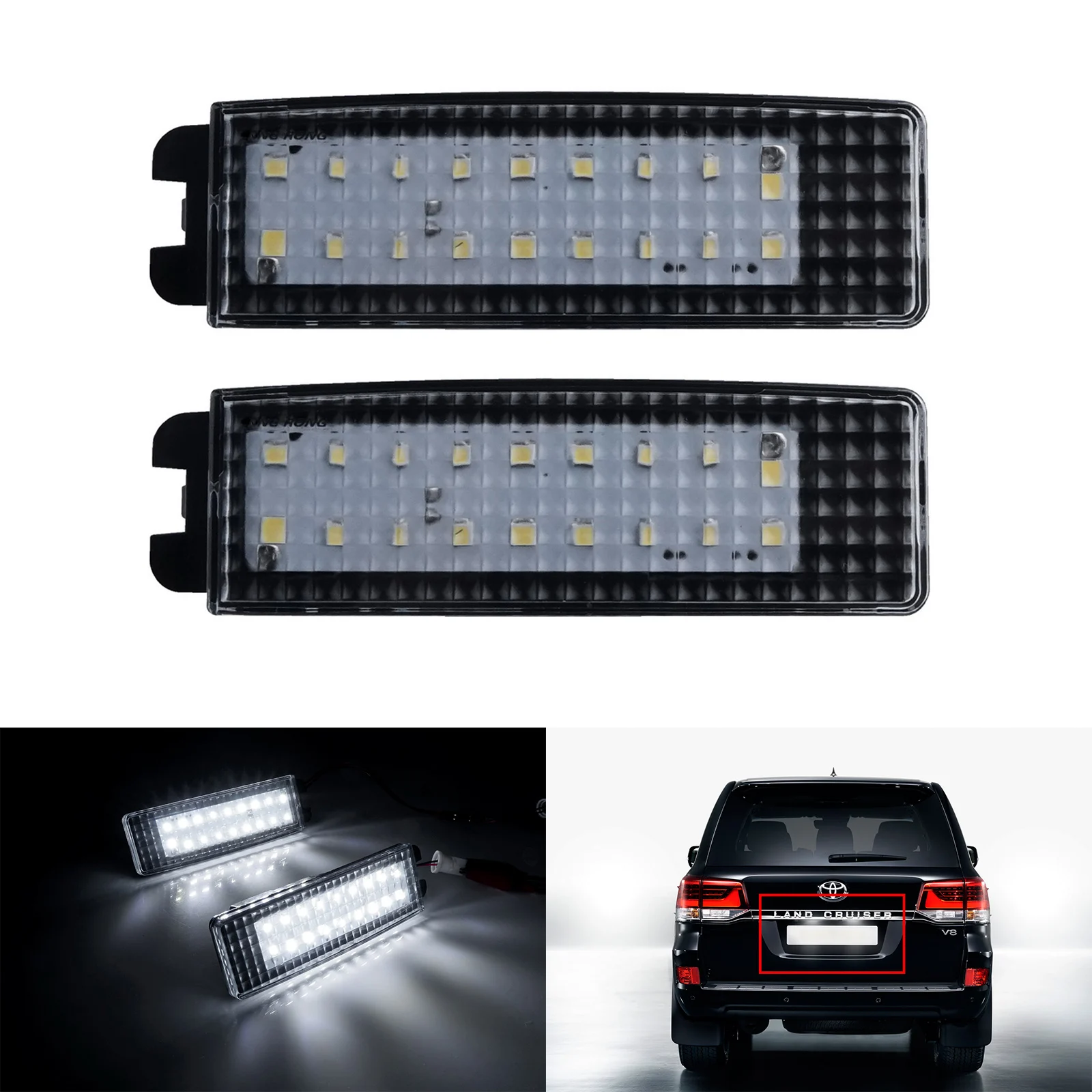2x For 2015+ Toyota Land Cruiser Lexus LX570 LED License Plate Light Xenon White
2x For 2015+ Toyota Land Cruiser Lexus LX570 LED License Plate Light Xenon White