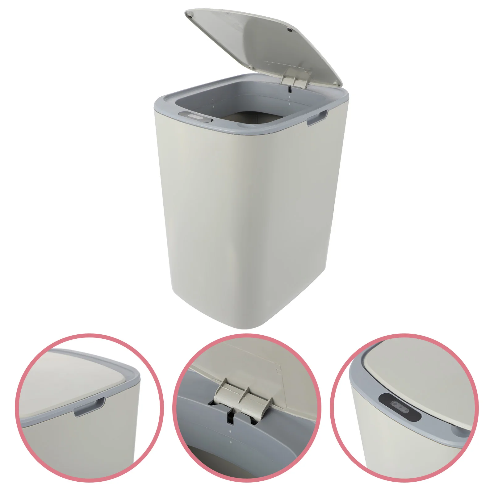 Can Automatic Garbage Bin Trash Waste Dustbin Lid Square Toilet Cover Bathroom Container Sensor Containers Dorm Smart home
Can Automatic Garbage Bin Trash Waste Dustbin Lid Square Toilet Cover Bathroom Container Sensor Containers Dorm Smart home