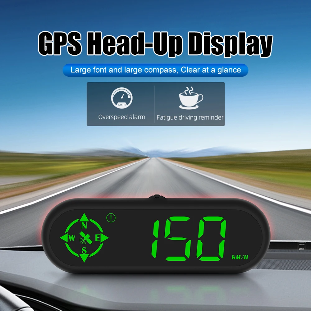 Car Head-Up Display Universal GPS HUD 3.5" LED Backlit USB Powered Digital Speedometer Overspeed Alarm Fatigue Driving Reminder
Car Head-Up Display Universal GPS HUD 3.5" LED Backlit USB Powered Digital Speedometer Overspeed Alarm Fatigue Driving Reminder