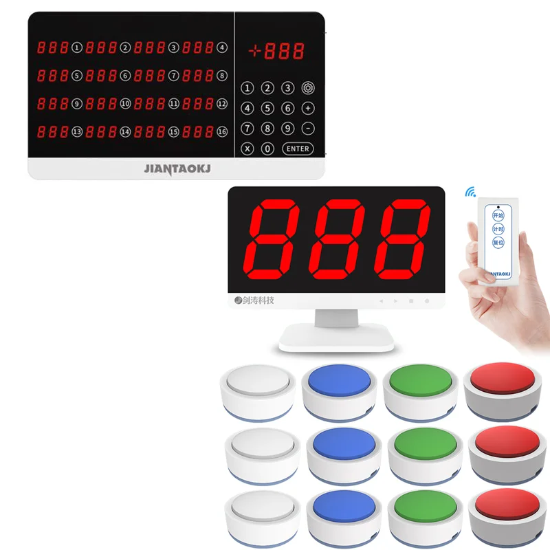 JIANTAO Intelligent Responder Wireless Display Buttons 1Controler Answer Buzzer For Competition Knowledge And Debate Contest
JIANTAO Intelligent Responder Wireless Display Buttons 1Controler Answer Buzzer For Competition Knowledge And Debate Contest