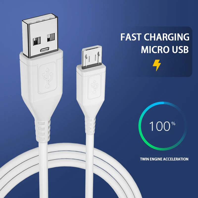 USB Micro Cable 3A Fast Charge Data Cable for VIVO Mobile Phone Accessories Twin Engine Acceleration Charger Charging USB Cable
USB Micro Cable 3A Fast Charge Data Cable for VIVO Mobile Phone Accessories Twin Engine Acceleration Charger Charging USB Cable