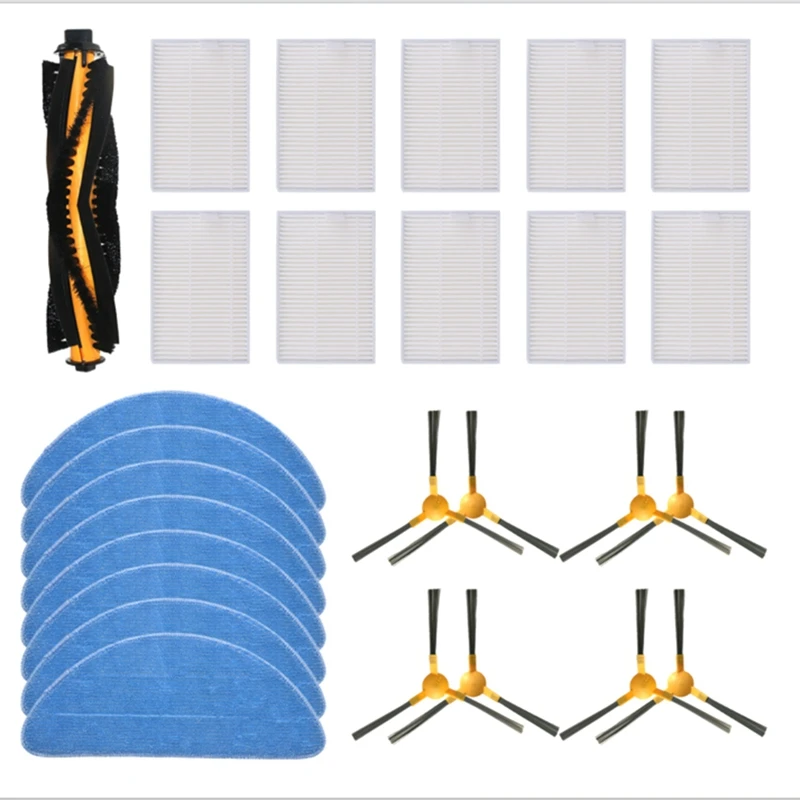 Main Side Brush Mop Cloth Compatible For LIECTROUX C30B XR500 E30 Proscenic 800T 820S VT-5555 Vacuum Cleaner
Main Side Brush Mop Cloth Compatible For LIECTROUX C30B XR500 E30 Proscenic 800T 820S VT-5555 Vacuum Cleaner
