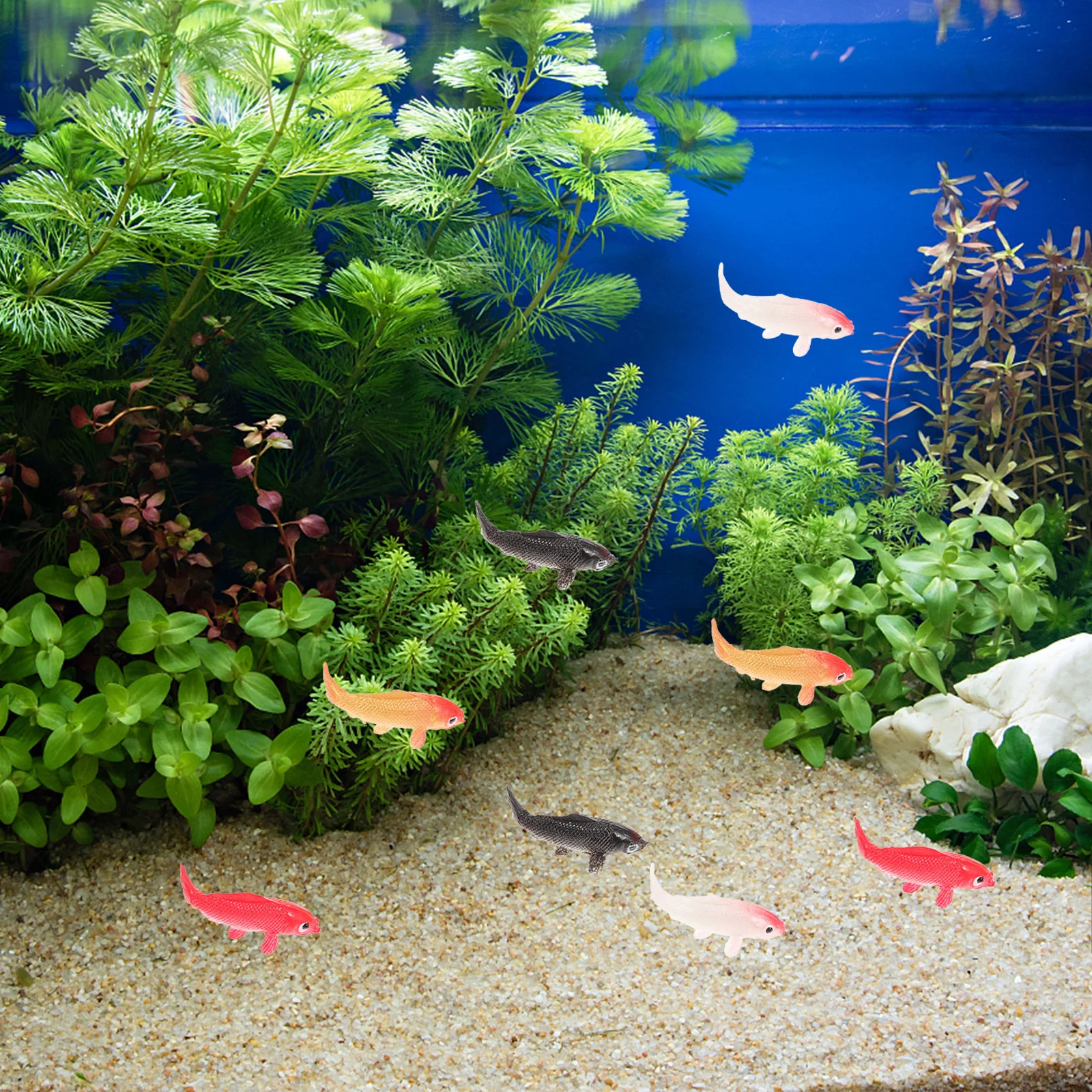 8 Pcs Dollhouse Toys Mini Carp Fish Figurine Goldfish Miniature Micro Landscape Model
8 Pcs Dollhouse Toys Mini Carp Fish Figurine Goldfish Miniature Micro Landscape Model