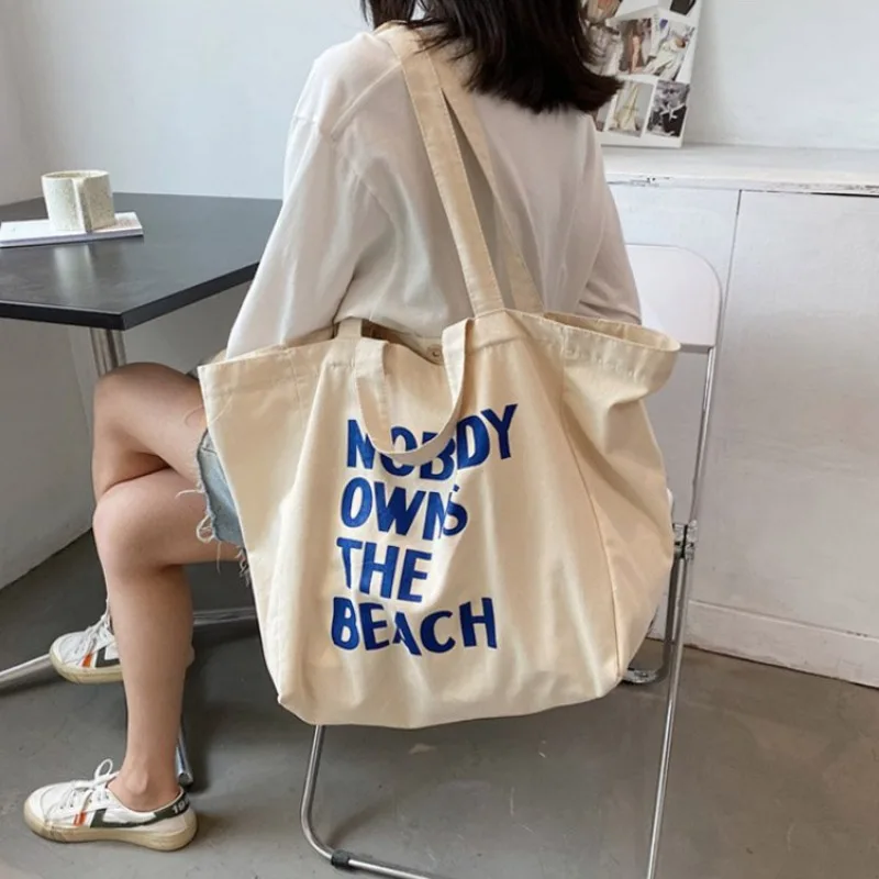Large Canvas Bag Women Shoulder Handbag Female Letters Reusable Shopping Ladies Grocery Designer Tote Bag Eco Friendly Bolsas
Large Canvas Bag Women Shoulder Handbag Female Letters Reusable Shopping Ladies Grocery Designer Tote Bag Eco Friendly Bolsas
