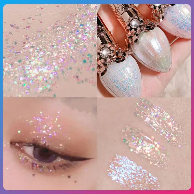 4 Colors Liquid Eyeshadow Highlight Sequins Glitter Eye Shadow Pearlescent Lying Silkworm Waterproof Lasting Shiny Eye Cosmetic
4 Colors Liquid Eyeshadow Highlight Sequins Glitter Eye Shadow Pearlescent Lying Silkworm Waterproof Lasting Shiny Eye Cosmetic