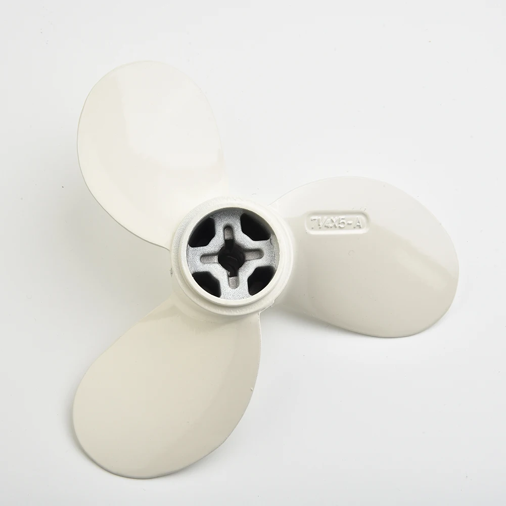 1*Metal Outboard Propeller 7 1/4X5-A For Yamaha1 Marine Boat Motor 2 Stroke 2HP Durable White Propeller With Three Leaves
1*Metal Outboard Propeller 7 1/4X5-A For Yamaha1 Marine Boat Motor 2 Stroke 2HP Durable White Propeller With Three Leaves
