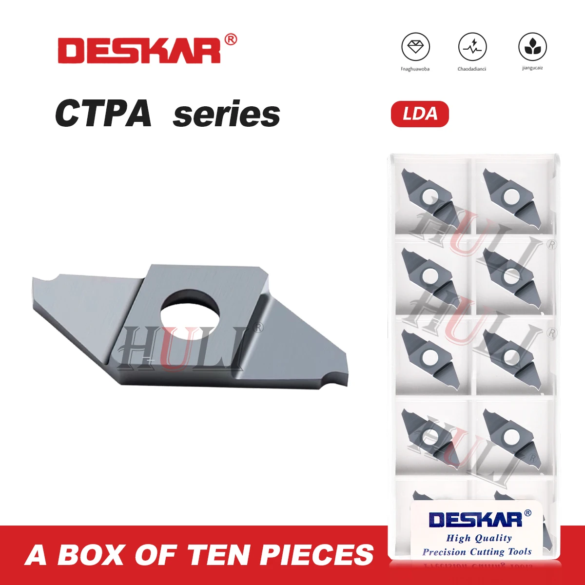 Токарные резцы DESKAR CTPA для обработки металлов
Токарные резцы DESKAR CTPA для обработки металлов