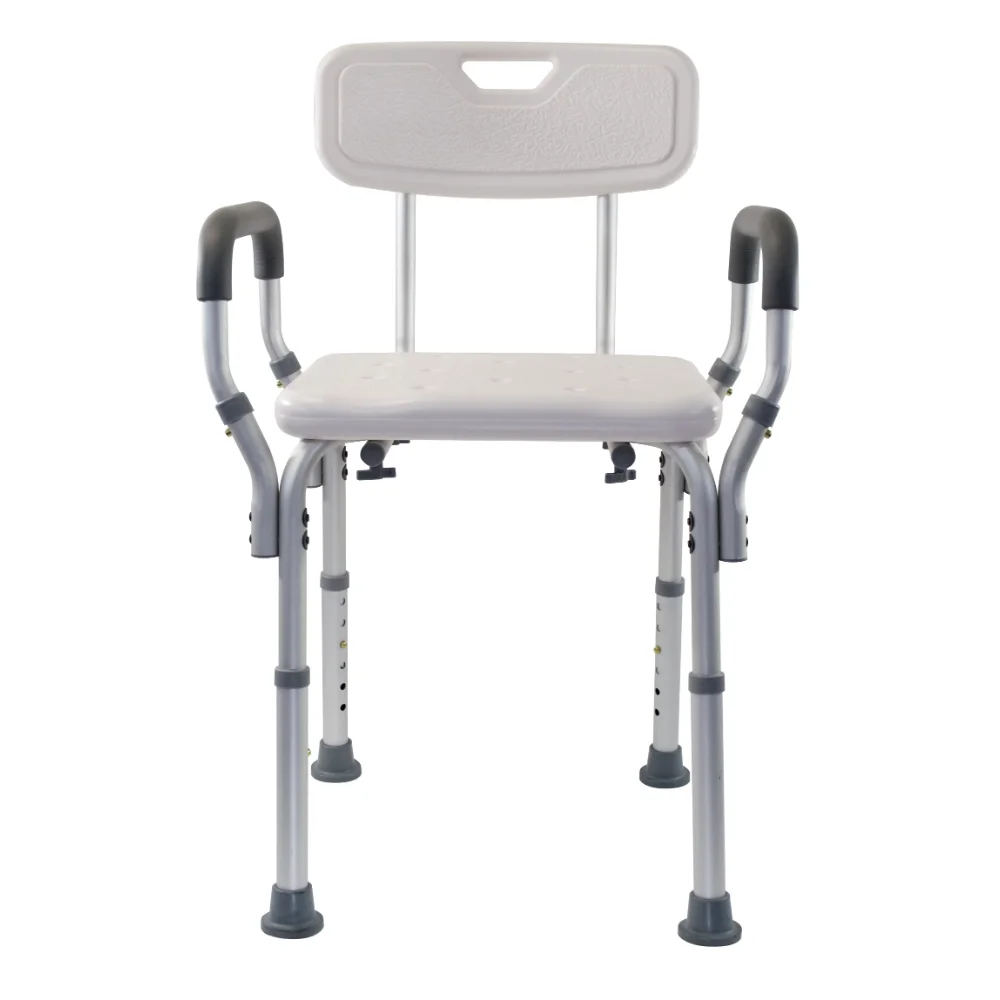 Height Adjustable Molded Shower Chair with Padded Arms & Back Bathroom Furniture Bathroom Chair Shower Seat Shower Stool
Height Adjustable Molded Shower Chair with Padded Arms & Back Bathroom Furniture Bathroom Chair Shower Seat Shower Stool
