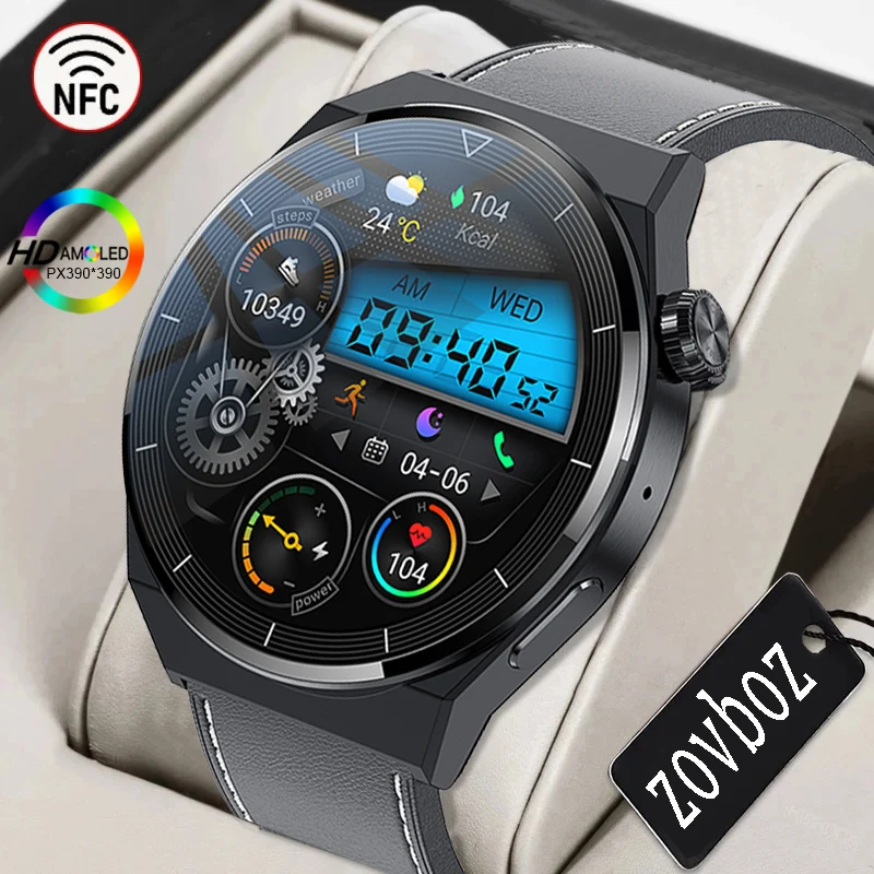 2022 NFC Men Smart Watch AMOLED 390*390 HD Screen Always Show Time Bluetooth call SmartWatch Men IP68 Waterproof for Android IOS
2022 NFC Men Smart Watch AMOLED 390*390 HD Screen Always Show Time Bluetooth call SmartWatch Men IP68 Waterproof for Android IOS