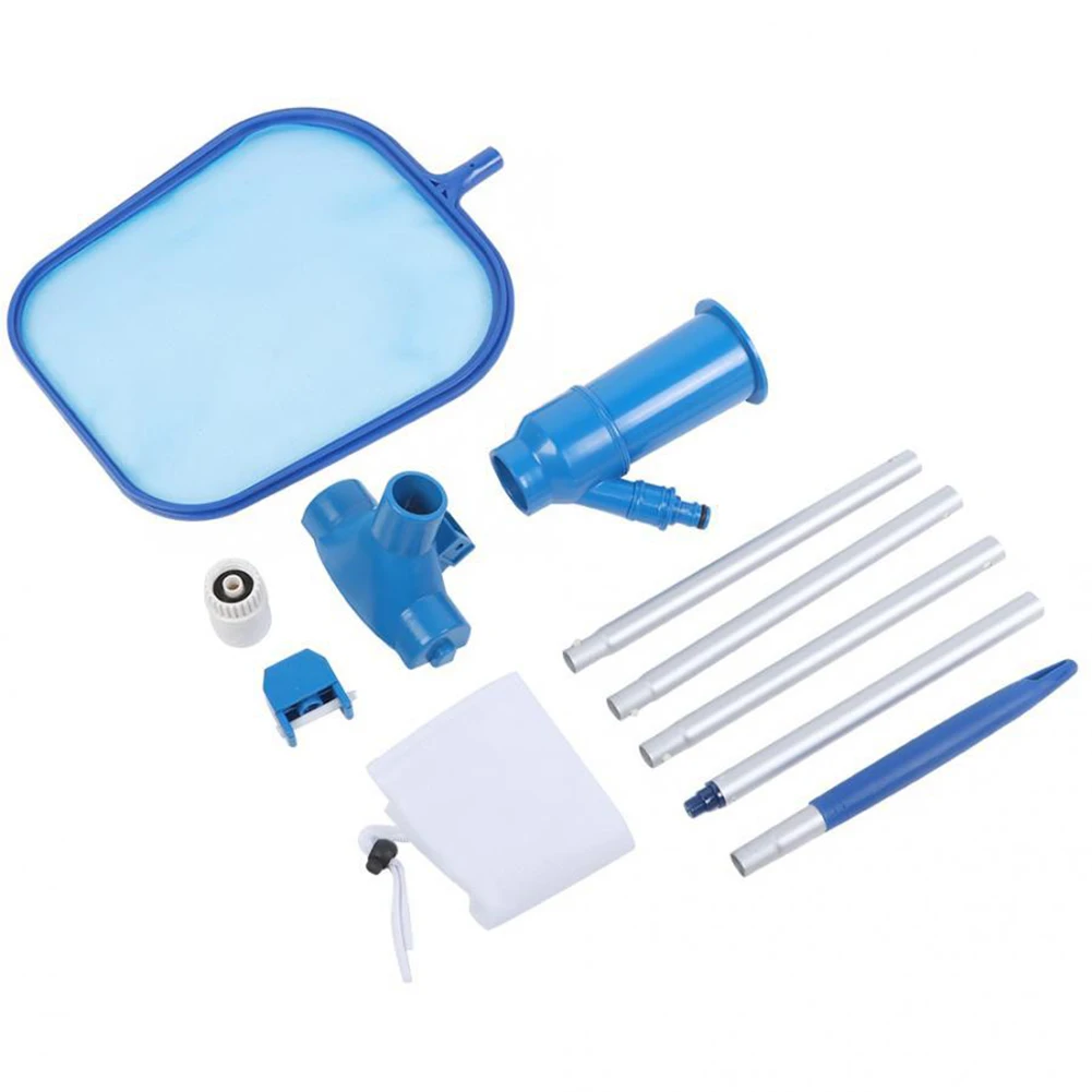 Portable Pool Cleaning Kit Swimming Pool Accessories Water Vacuum Spray Maintenance Cleaner Tools with Suction Head Skimmer Net
Portable Pool Cleaning Kit Swimming Pool Accessories Water Vacuum Spray Maintenance Cleaner Tools with Suction Head Skimmer Net