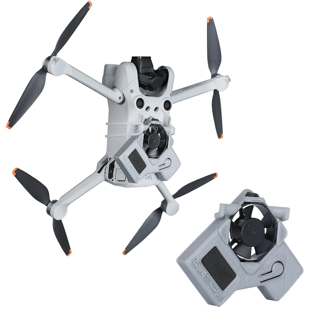 Охлаждающий вентилятор для DJI Mini 3 Pro, корпус дрона, воздушный кулер, перезаряжаемый Регулируемый теплоотвод, реквизит для Mini 3 Pro Accsssories
Охлаждающий вентилятор для DJI Mini 3 Pro, корпус дрона, воздушный кулер, перезаряжаемый Регулируемый теплоотвод, реквизит для Mini 3 Pro Accsssories