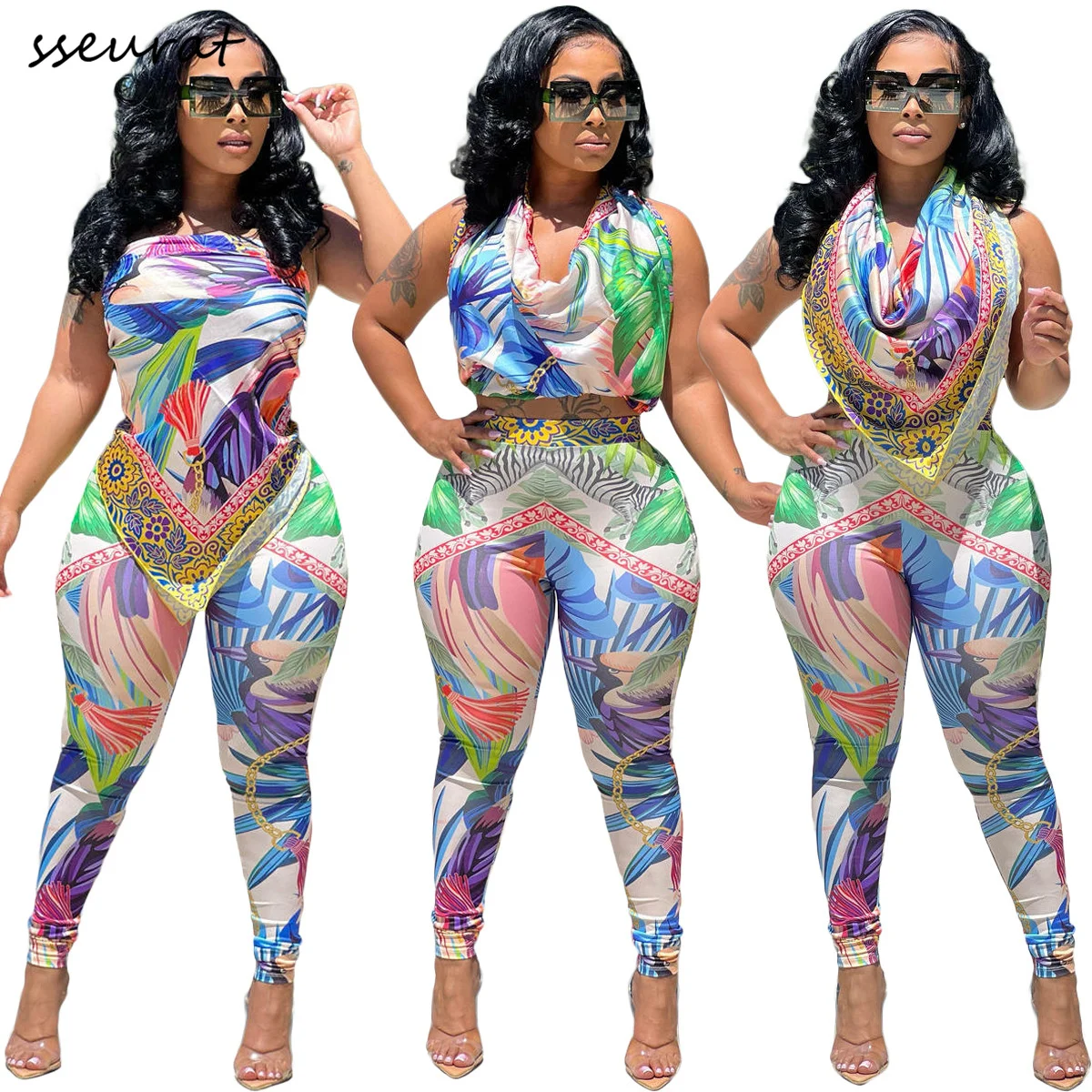 Женский летний спортивный костюм, комплект из двух предметов: укороченный топ и леггинсы, 2022
Женский летний спортивный костюм, комплект из двух предметов: укороченный топ и леггинсы, 2022