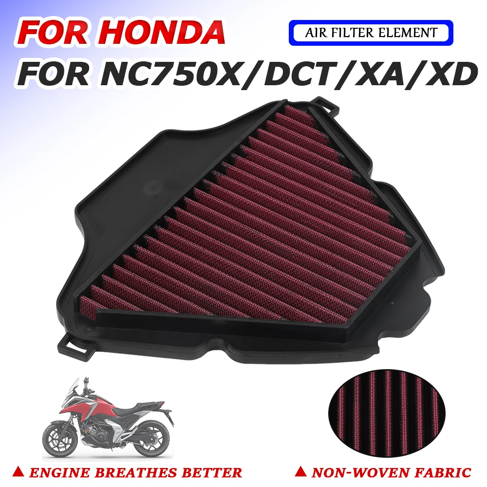 

Motorcycle Air Filter Intake Cleaner FOR Honda NC 750 X 750X XA XD NC750X DCT NC750 X 2023 Air Element Cleaner Engine Protector