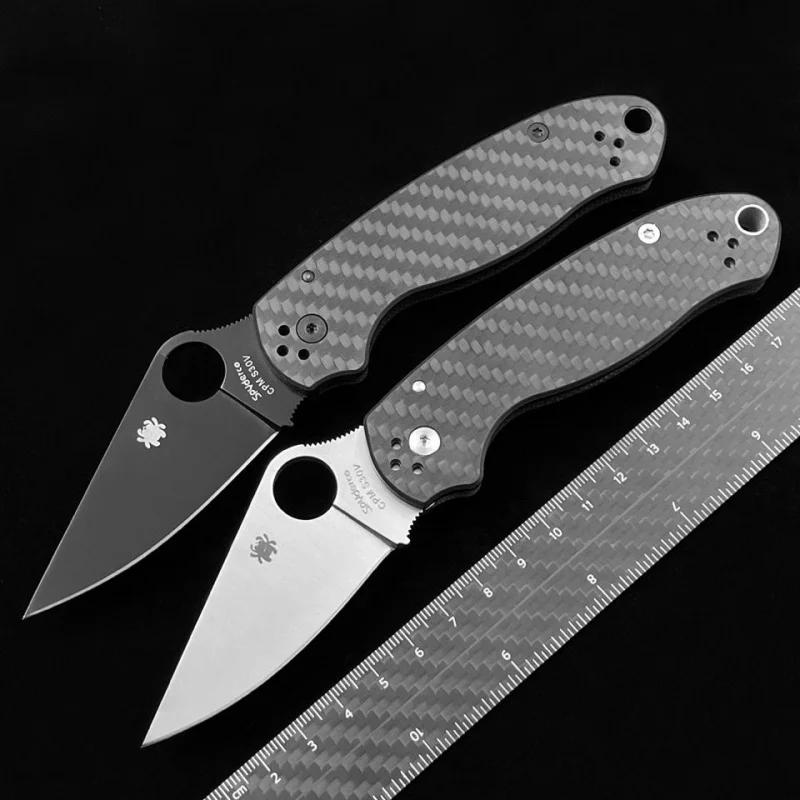 Spider c223 PARA 3Ball Bearing Carbon Fiber Folding Knife Outdoor Wild Hunting EDC Knife
Spider c223 PARA 3Ball Bearing Carbon Fiber Folding Knife Outdoor Wild Hunting EDC Knife