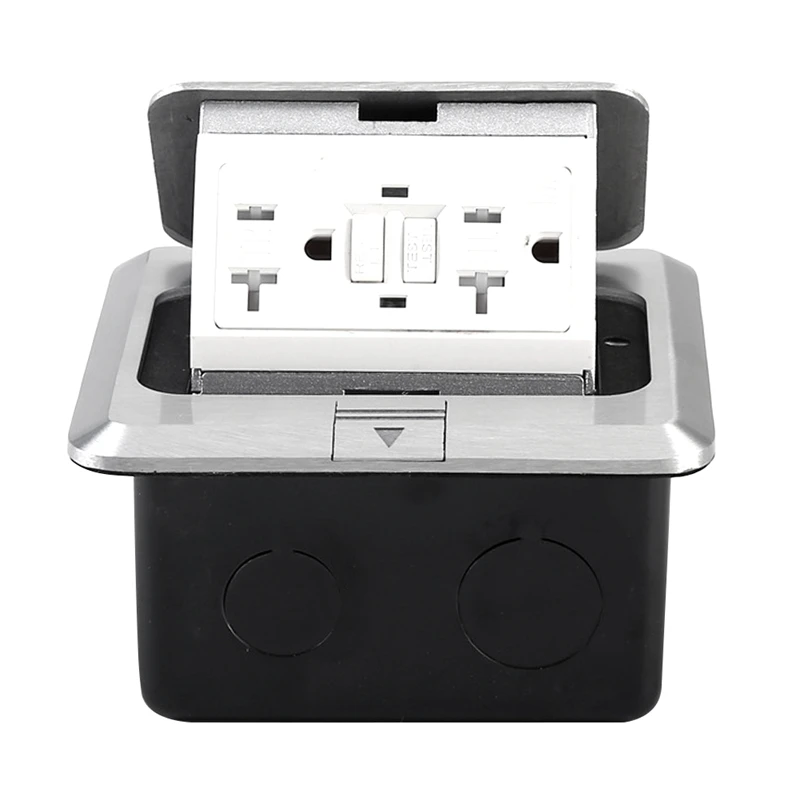 1 PCS Up Floor Outlet Covers Box Durable With 20 Amp Stainless Steel GFCI Tamper/Weather Resistant Receptacle Outlet US Plug
1 PCS Up Floor Outlet Covers Box Durable With 20 Amp Stainless Steel GFCI Tamper/Weather Resistant Receptacle Outlet US Plug
