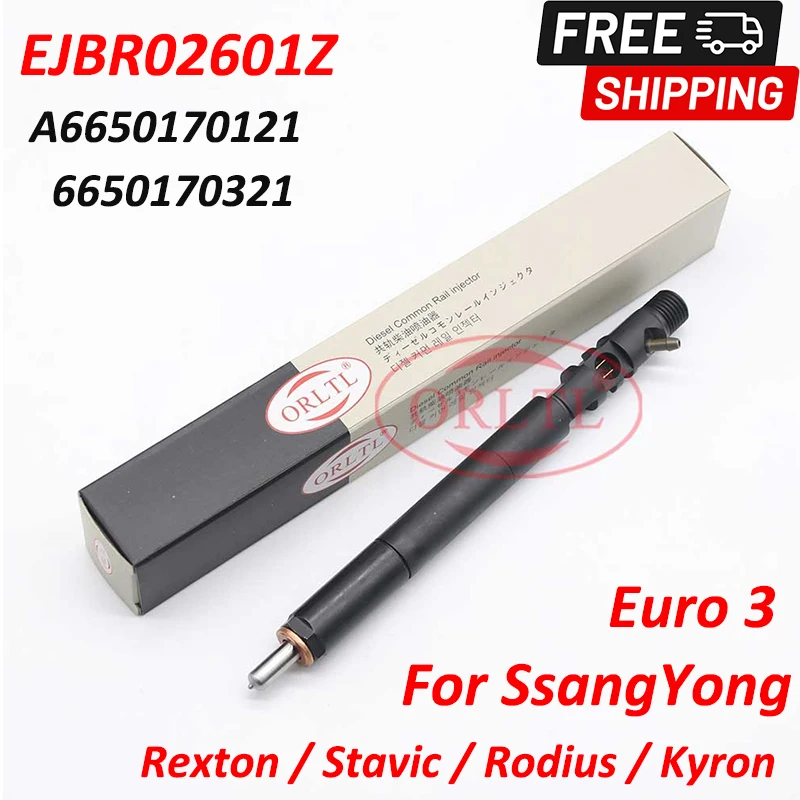 Новый инжектор 6650170121, Форсунка для Впрыска Common Rail EJBR02601Z для SsangYong Kyron Rexton Euro 3
Новый инжектор 6650170121, Форсунка для Впрыска Common Rail EJBR02601Z для SsangYong Kyron Rexton Euro 3