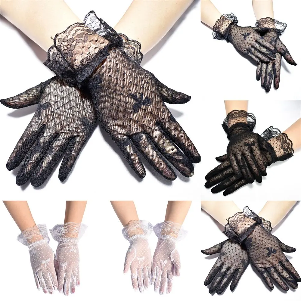Women/Girls Paragraph Mesh Bow Bride Gloves Lace Glove Summer Sunscreen Mittens Sexy Dress Party
Women/Girls Paragraph Mesh Bow Bride Gloves Lace Glove Summer Sunscreen Mittens Sexy Dress Party