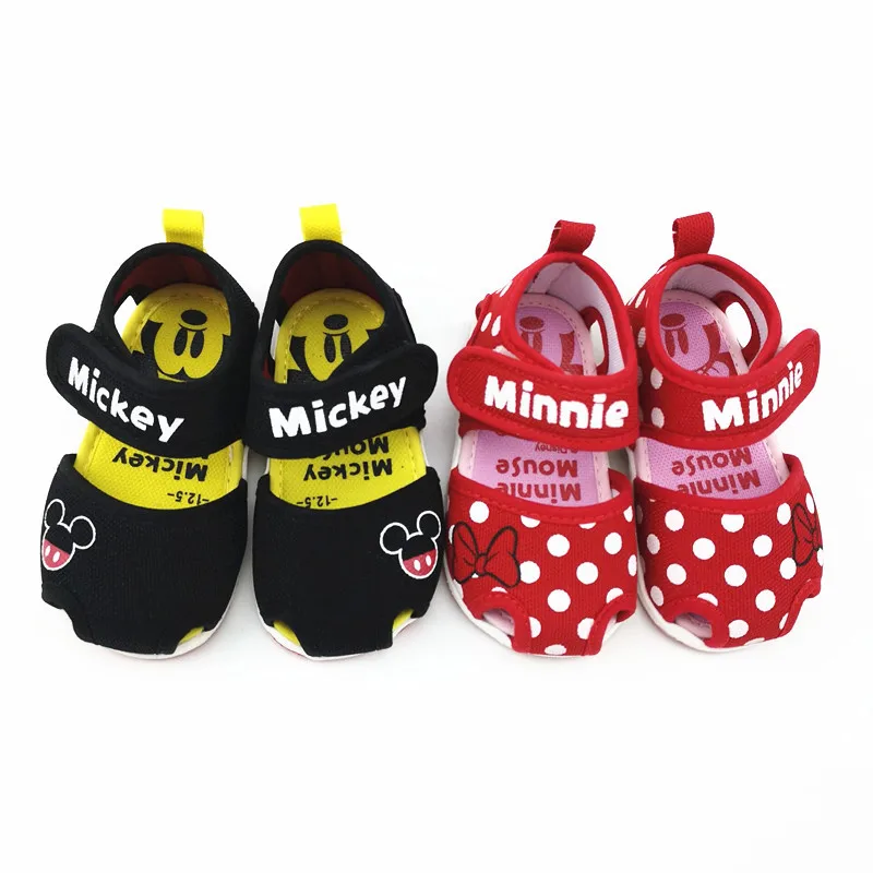 Детские летние сандалии Disney, классические холщовые босоножки с мультяшным Минни, Микки Маус, односпальный носок 
Детские летние сандалии Disney, классические холщовые босоножки с мультяшным Минни, Микки Маус, односпальный носок