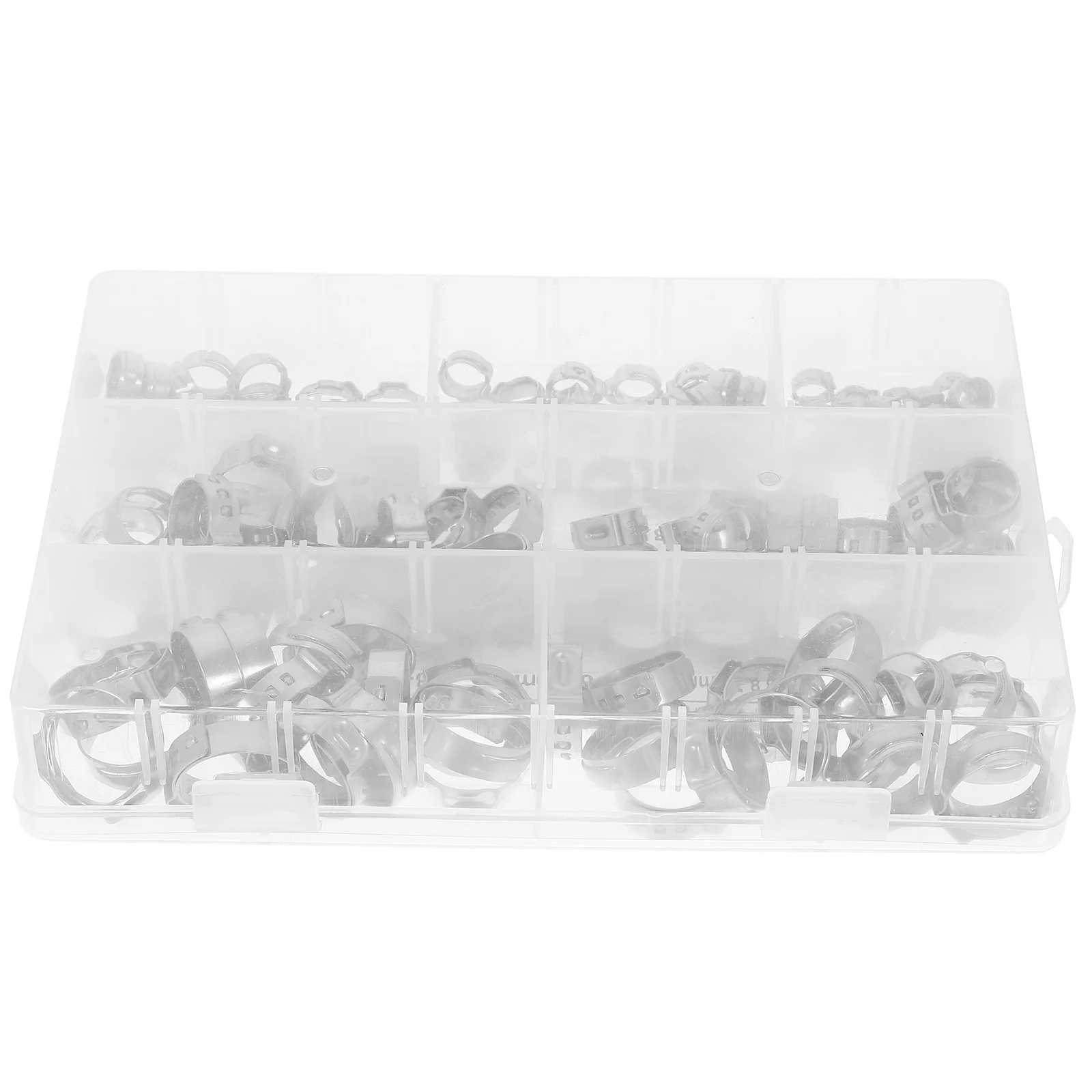 Hose Clamp Kits Crimp Assortment Stainless Steel Fixed Clamps Cinch Rings for Automotive Water Drain Fastener
Hose Clamp Kits Crimp Assortment Stainless Steel Fixed Clamps Cinch Rings for Automotive Water Drain Fastener