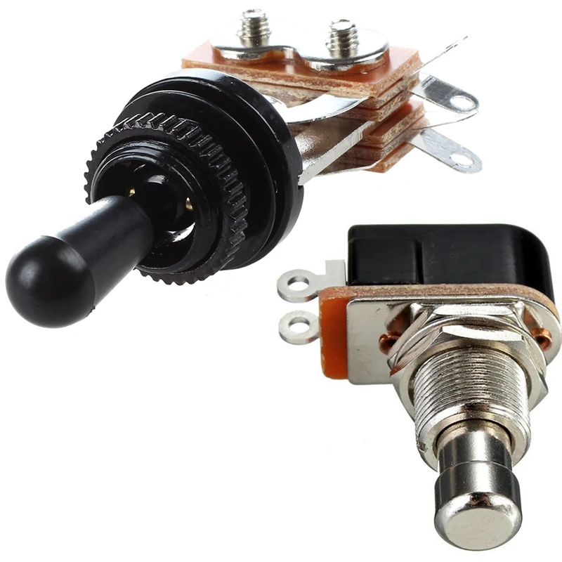 1Pcs Black Tip 3 Way Toggle Switch Pickup Selector & 5Pcs Guitar Effects Pedal Box Momentary Foot Switch Push
1Pcs Black Tip 3 Way Toggle Switch Pickup Selector & 5Pcs Guitar Effects Pedal Box Momentary Foot Switch Push