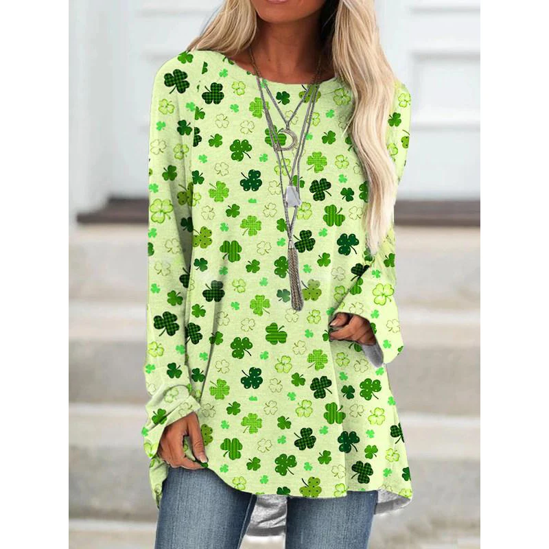 Spring and Autumn Shirt Large Size O-Neck Fashion T-Shirt 2022 Floral Print Long Sleeve Loose Casual Top Street Wear Blouse Tops
Spring and Autumn Shirt Large Size O-Neck Fashion T-Shirt 2022 Floral Print Long Sleeve Loose Casual Top Street Wear Blouse Tops