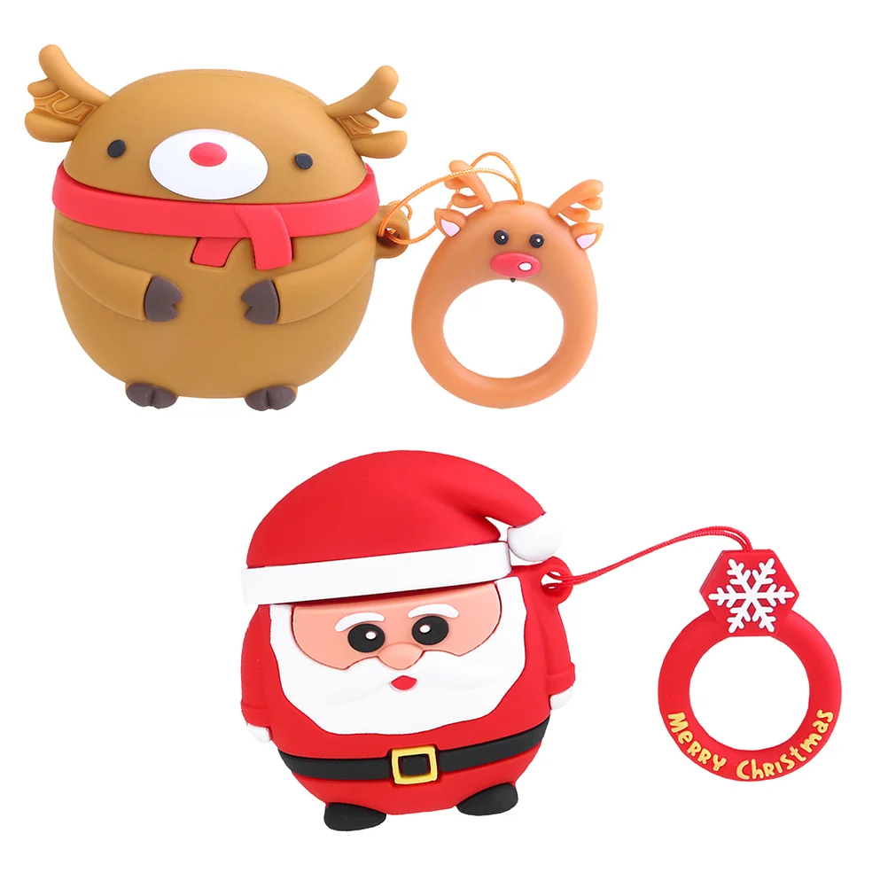2 Pcs Earphone Cover Case Decor Xmas Cover Adorable Decor Earphone Case for Decor Xmas Protection Gift
2 Pcs Earphone Cover Case Decor Xmas Cover Adorable Decor Earphone Case for Decor Xmas Protection Gift