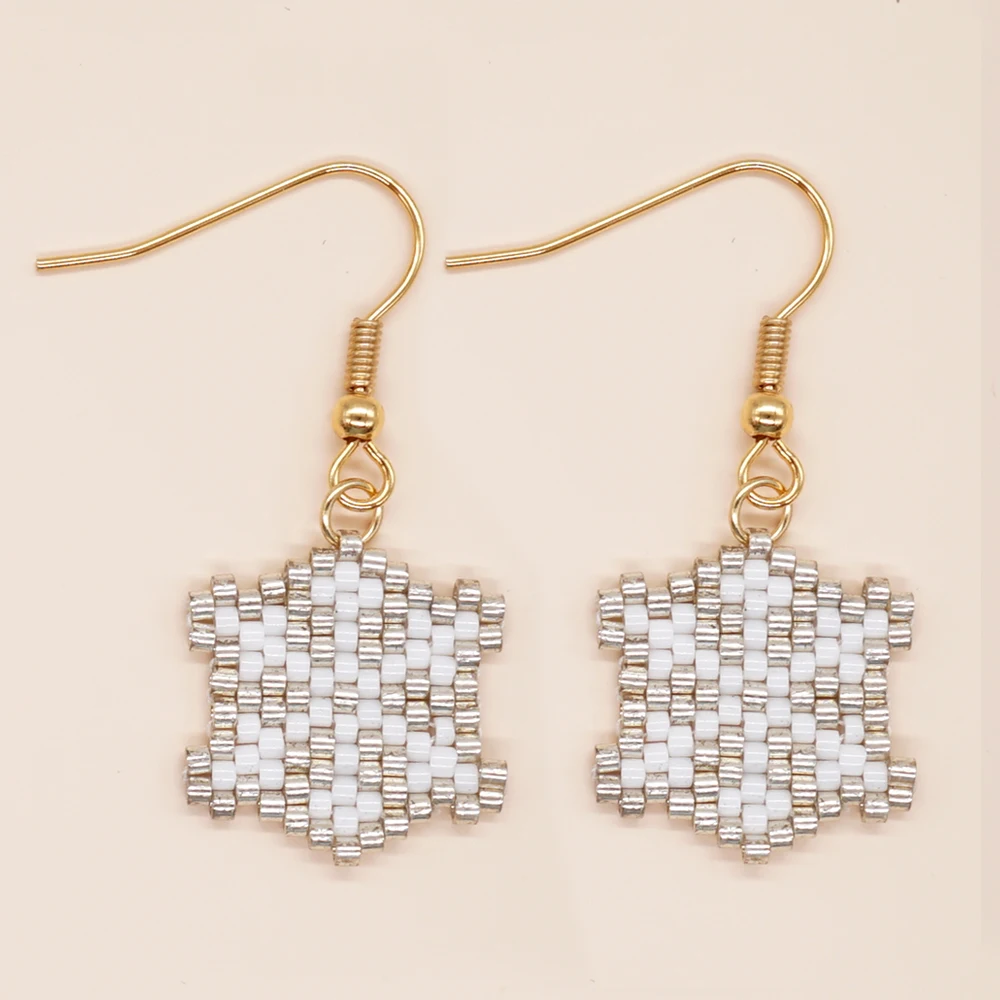 Snow Beads Drop Earrings for Women Handmade Beaded Gold Color Stainless Steel Hook Fashion Accessories Dangle Earring Jewelry
Snow Beads Drop Earrings for Women Handmade Beaded Gold Color Stainless Steel Hook Fashion Accessories Dangle Earring Jewelry