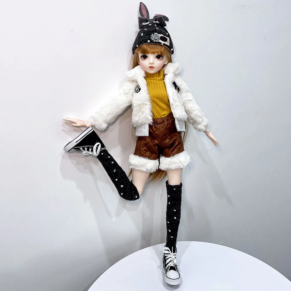 24" Height Girl Doll 1/3 BJD Dolls with Removable Clothes Straight Brown Wigs Eyes Upgrade Makeup Full Set
24" Height Girl Doll 1/3 BJD Dolls with Removable Clothes Straight Brown Wigs Eyes Upgrade Makeup Full Set