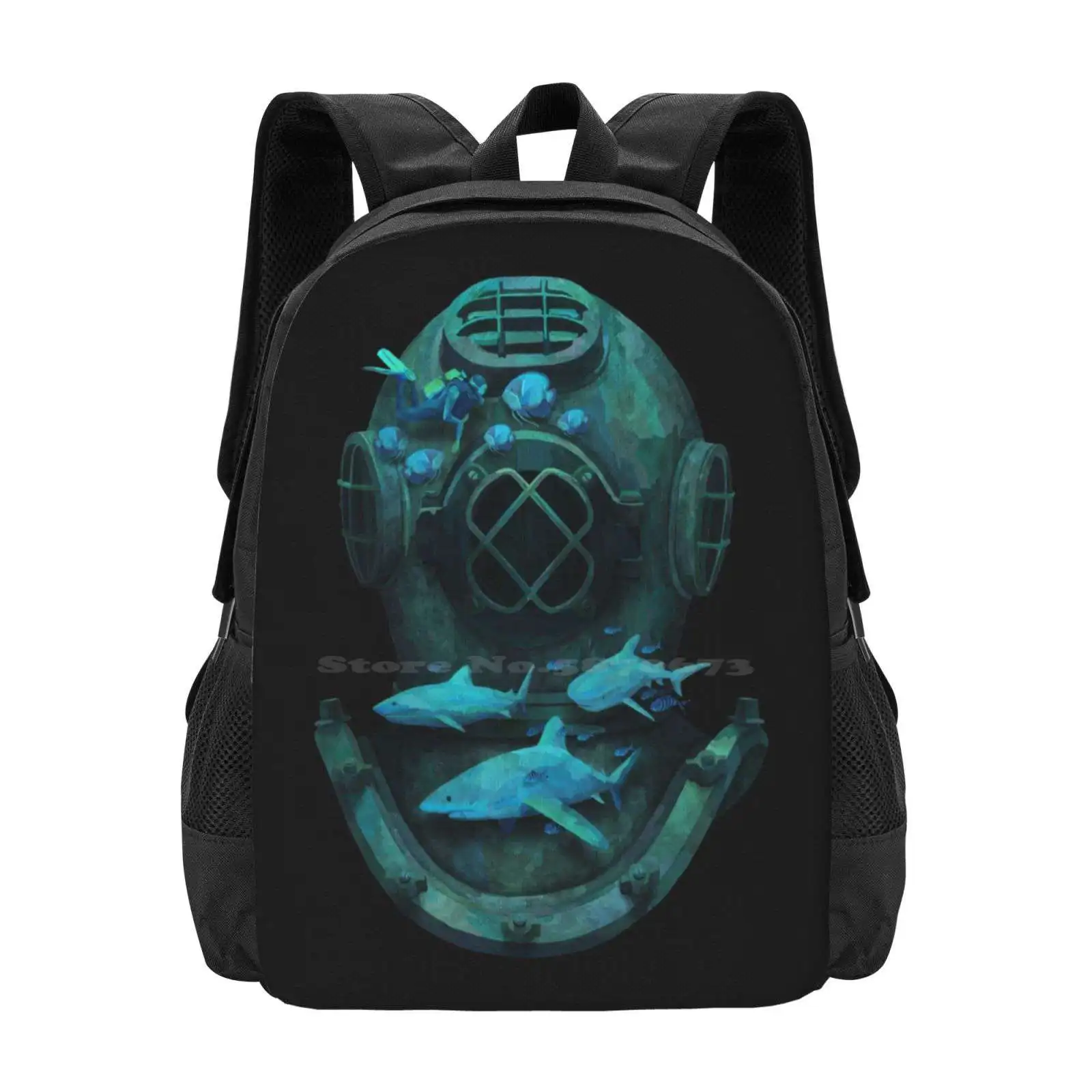 Deep Bag Backpack For Men Women Girls Teenage Nature Sharks Fish Helmet Diver Sea Water Ocean Life Marine Artistic Artsy Green
Deep Bag Backpack For Men Women Girls Teenage Nature Sharks Fish Helmet Diver Sea Water Ocean Life Marine Artistic Artsy Green