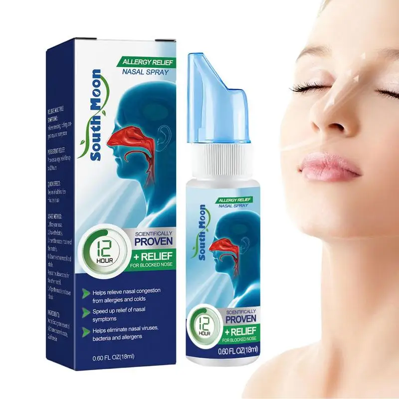 

Назальный спрей для ухода за носом, очищающее средство для лечения хронического ринита, синусита и легких