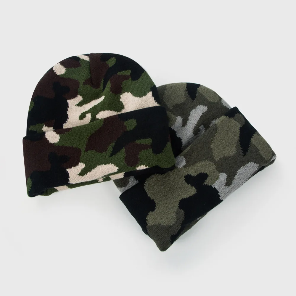 Winter Camouflage Wool Hat Camo Knit Hat Warm High Quality Man Woman Casual Thick Unisex Male Fashion Knitting Beanies
Winter Camouflage Wool Hat Camo Knit Hat Warm High Quality Man Woman Casual Thick Unisex Male Fashion Knitting Beanies